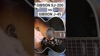 Gibson SJ200 vs Gibson J45 (2023) : Jumbo and Dreadnought