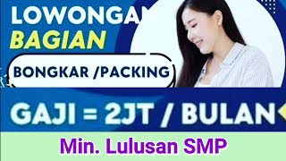 Loker Terbaru 2025 ll Dibutuhkan 4 Karyawan Segera ll lowongan kerja hari ini