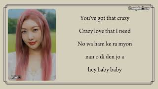 SECRET NUMBER 'Crazy Love' easy lyrics