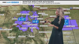 More snow and wind coming for Denver and Colorado's high country