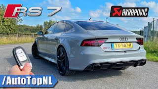 AUDI RS7 C7 605HP | REVIEW on AUTOBAHN [NO SPEED LIMIT] by AutoTopNL
