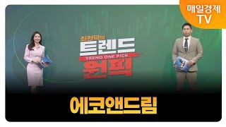 [최현덕의 트렌드 원픽] 에코앤드림 / 최현덕 MBN골드 매니저