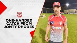 Jonty Rhodes with a stunning one-handed catch!