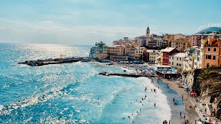 Italy’s hidden gem? Bogliasco near Genoa, on Liguria’s coast. Turquoise waters, pesto and focaccia.