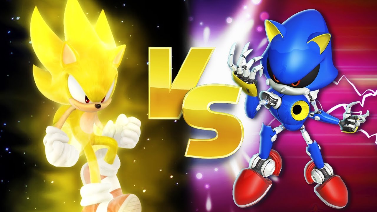 Super Sonic Vs Super Metal Sonic