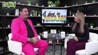 A Day in Miami Host Anabel Hume welcomes Luis Martinez (DJ Lu)