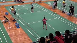 2018IH  バドミントン女子シングルス2回戦④　村田（とわの森三愛）vs 郡司（八代白百合学園）