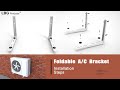 How to install mini split bracket - LBG Products