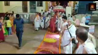 Arya durga Temple visit at Ankola By Sringeri Jagadguru 2023