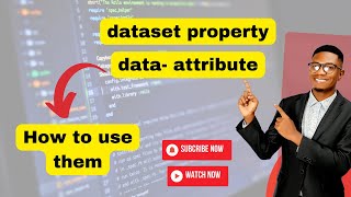 How to use data attribute in HTML and dataset property in JavaScript to pass data easily