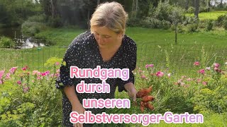 Unser Selbstversorger-Garten im August