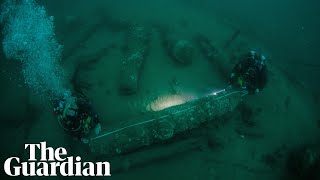 Royal shipwreck comes to light in underwater footage