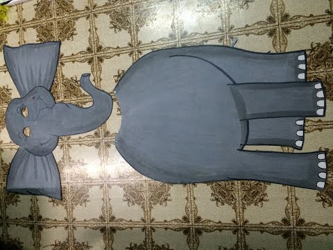 How do you make an elephant dress?