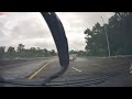 Car Spins Out on Highway Nearly Causing Accident