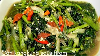 Rahasia kangkung tetap hijau segar begini caranya  || CAHH KANGKUNG SAUS TIRAM