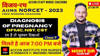 Diagnosis of Pregnancy class -7 by mohit sir #ACCON INSTITUTE#NORCET#SGPGI#PGI#RML#DSSSB