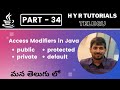 P34 - Access Modifiers in Java | Core Java | Java Programming |