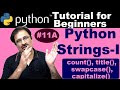 Python Strings Tutorial PDF | String Functions | String Slicing In Python | Python Tutorial 2022