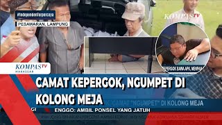 Heboh! Camat Terciduk Bawa Alat Kampanye, Sembunyi di Kolong Meja