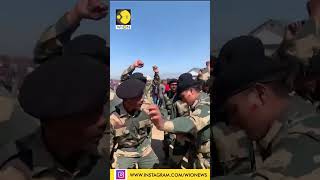 Indian Soldiers celebrate Holi in J\u0026K | WION Shorts