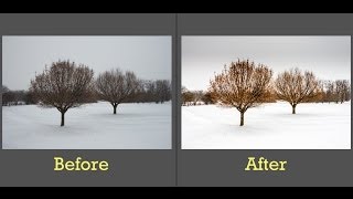 Learn Lightroom 5 - Part 29: Processing a Winter Scene (Training Tutorial)