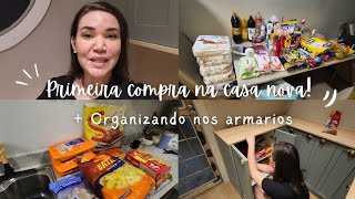 Primeira Compra na Casa Nova + Organizando nos armários | Lu Ferrari