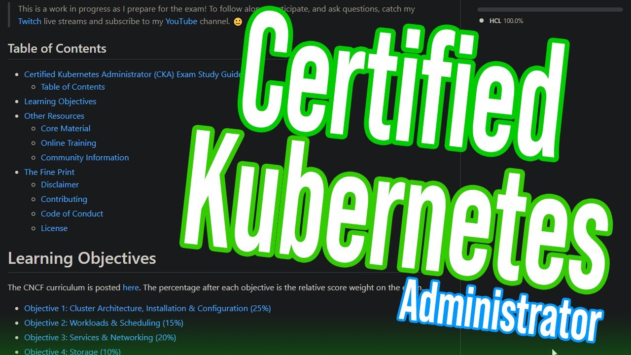 Certified Kubernetes Admin Study Guide - YouTube