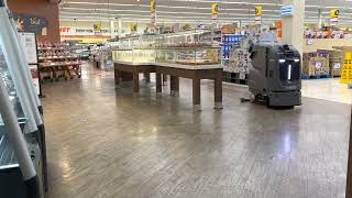 Efficient Cleaning Revolution: Autonomous Robot Demo in a Supermarket