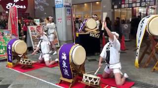 海東流神楽太鼓「盛津（もりづ）」　2018スジャータ祭り　万松寺