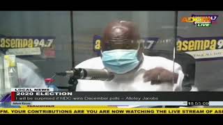 Allotey Jacobs: I will be surprised if NDC wins December polls - Adom TV News (20-8-20)