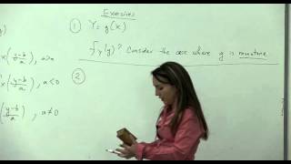 Probability & Random Variables - Week 11 - Lecture 1 - Derived Distributions