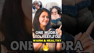 One Mudra to Keep yourself Warm | Try This VIRAL Winter Hack! #mudra #winter #cold #shorts #yoga