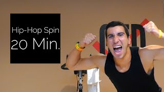 20 Minute Hip-Hop Spin Class (Challenging) | Get Fit Done