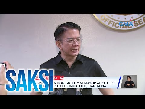 Magiging detention facility ni Mayor Alice Guo oras na maaresto o sumuko ito, handa na Saksi