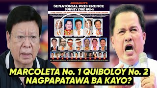 KALOKOHANG SURVEY NILABAS NG MGA DDSH!T! MGA PaDaPa NASA TOP 12!