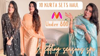 Myntra EORS ✅ Kurti Sets Haul Affordable💯 | Minimalist Wedding Guests #myntra haul #eors