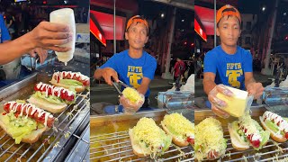 DATING SIKAT NA STREETFOOD VENDOR NA NAG PASIKAT NG OVERLOAD HOTDOG SANDWICH | DIVISORIA STREET FOOD