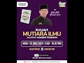 25-08-2024 | Kuliah Mutiara Ilmu | Ustaz Dato' Rashidy Jamil