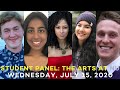 The Arts: Northwestern Student Panel (July 15, 2020)