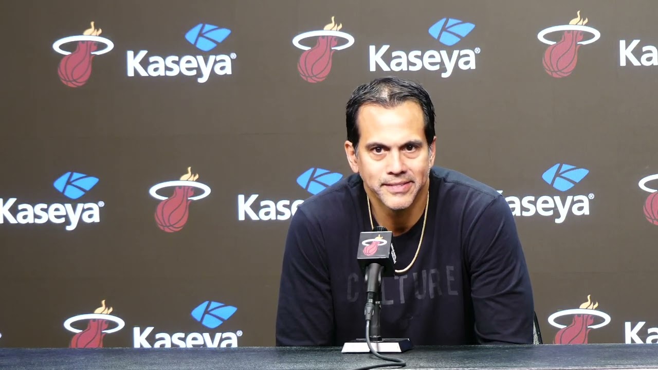 Erik Spoelstra Talks Return Of Tyler Herro And Bam Adebayo For Miami ...