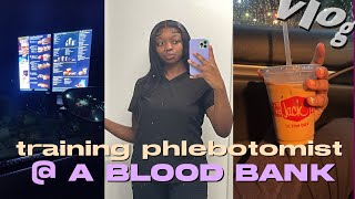 grwm: first day as a “new phlebotomist” | training on the job vlog