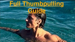 Full guide on how to thumbpull… #mewing #looksmaxxing