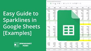 Easy Guide to Sparklines in Google Sheets [Examples]