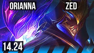 ORIANNA vs ZED (MID) | KR Master | 14.24