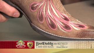 Review of Ariat Women's Tawny Mirabelle Pointed Toe Tan \u0026 Pink Cowgirl Boots 10011927