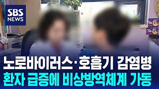 노로바이러스·호흡기 감염병 환자 급증…비상방역체계 가동 / SBS