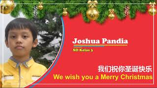 We wish you a Merry Christmas 我们祝你圣诞快乐-Mandarin-Joshua Pandia