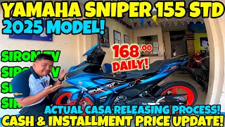 2025 | YAMAHA SNIPER 155 | CASH & INSTALLMENT PRICE UPDATE | ACTUAL CASA RELEASE