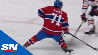 Jake Evans Slams On The Breaks And Then Fires Goal By Mikko Koskinen