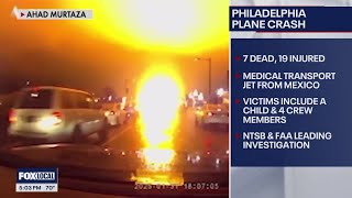 Philadelphia plane crash: 7 killed, 19 injured, officials say